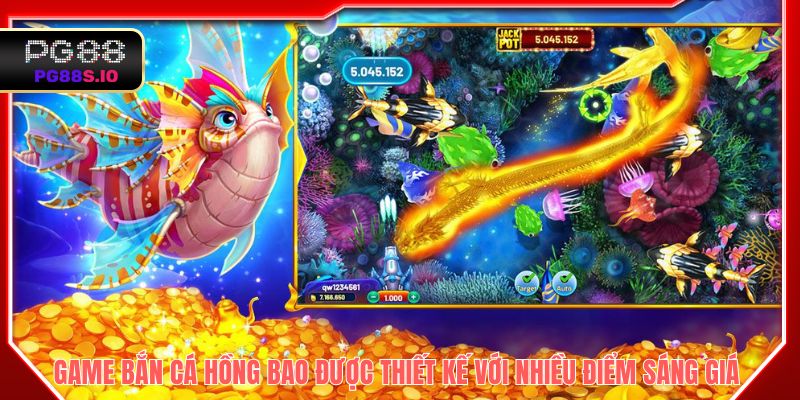 Game bắn cá hồng bao thiết kế thêm nhiều tính năng mới 