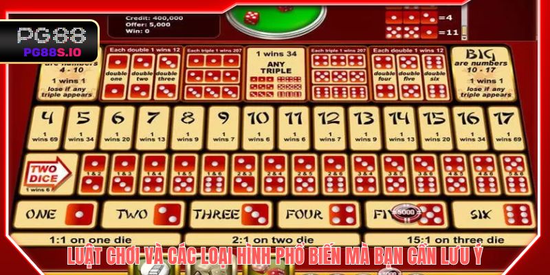 Luật chơi và các loại hình phổ biến mà bạn cần lưu ý