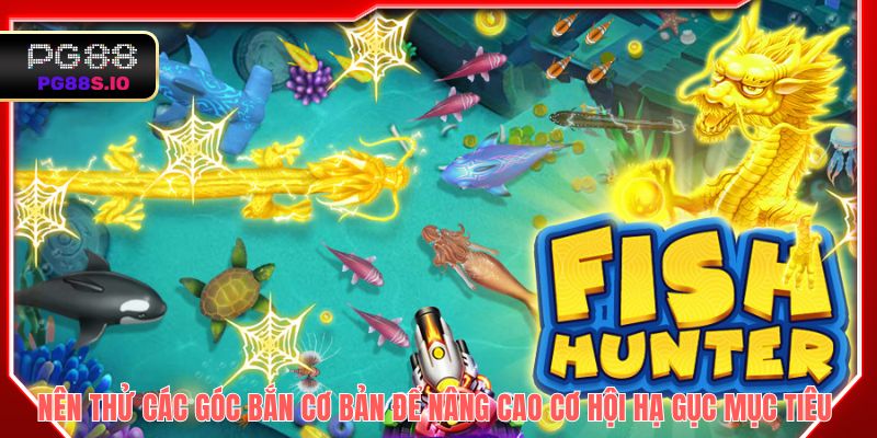 Nên thử các góc bắn cơ bản để nâng cao cơ hội hạ gục mục tiêu 