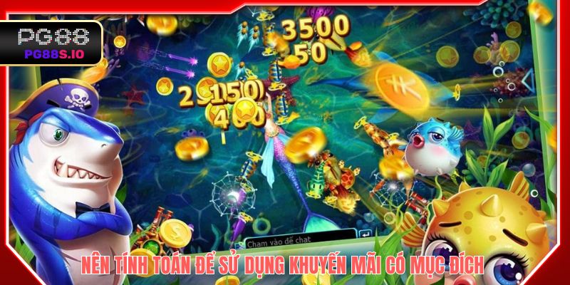 Nên tính toán để sử dụng khuyến mãi có mục đích 